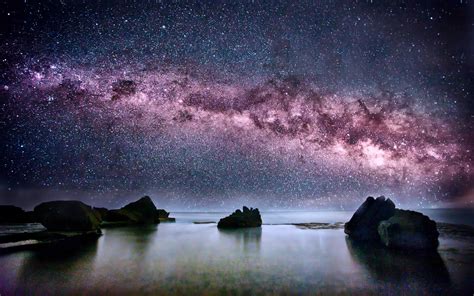 46 Milky Way From Earth Wallpaper Wallpapersafari
