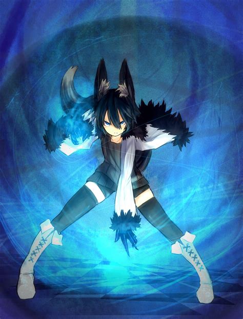 Kawaii Galaxy Wolf Girl Anime