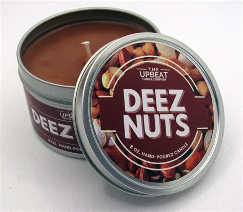 Deez Nuts Scented Candle Fun Unique Hand Poured Cute Etsy