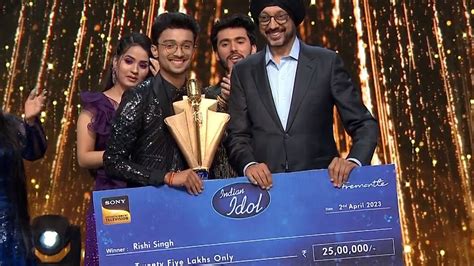 Rishi Singh Declared Indian Idol Winner Wins Lakh And Brezza Car Youtube
