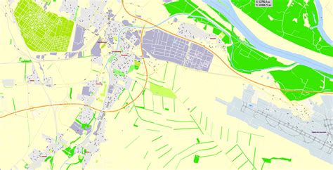 Vienna Wien Pdf Printable Vector Map Austria G View Level 17 100 M
