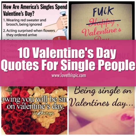 10 Valentines Day Quotes For Single People