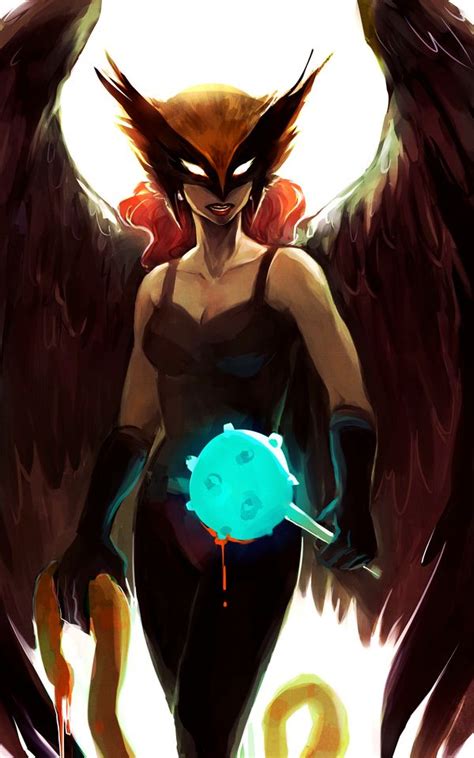 Hawk Girl Hawkgirl Superhero Art Dc Comics Characters