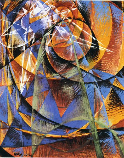 Planet Mercury Passing In Front Of The Sun Giacomo Balla WikiArt