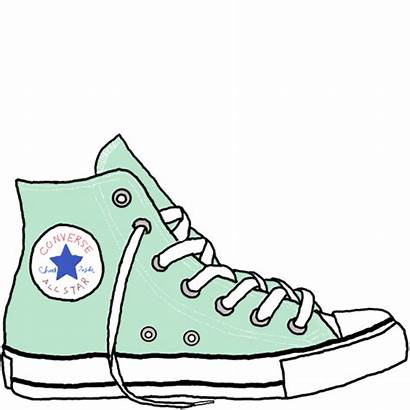 Converse Clipart Drawing Shoes Shoe Cartoon Sneaker