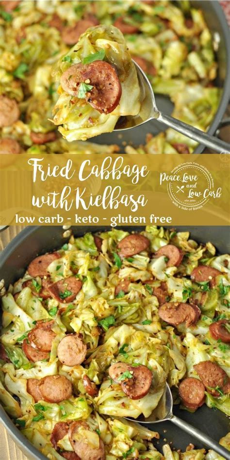 Cabbage is plentiful in upstate new york. Fried Cabbage with Kielbasa - Low Carb, Gluten Free ...
