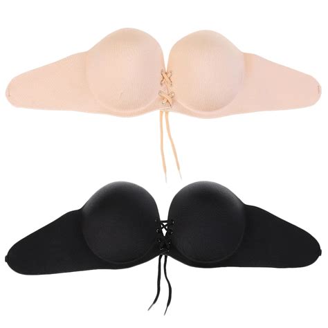 women strapless backless push up bra self adhesive invisible reusable comfortable bras for