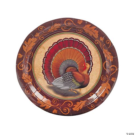 This colors platter adds to the fall theme, taste fresh, and are healthy. Thanksgiving Turkey Paper Dinner Plates
