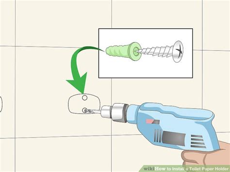 When installing a ceramic toilet paper holder, you should sit on your toilet with the lid closed to get a better sense of where you'd like the fixture the tape will need to hold the toilet paper holder for between four and six hours while the thinset dries thoroughly. How to Install a Toilet Paper Holder: 10 Steps (with Pictures)