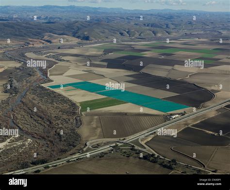 Aerial Photograph Salinas Valley Stock Photo Alamy