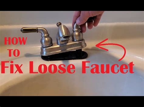 How To Tighten A Loose Kitchen Faucet Things In The Kitchen