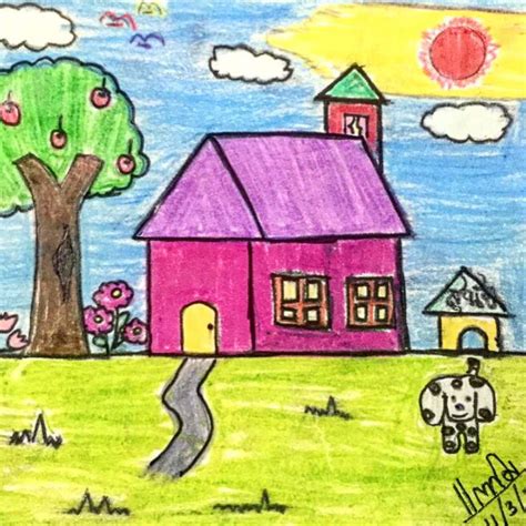 It's not uncommon to have many lines or even a star at this point, if you use photoshop, you can refer to my drawing perspective in photoshop & illustrator post to know how to create that very easily. My sweet home!... My little girl was draw 19 years ago ...
