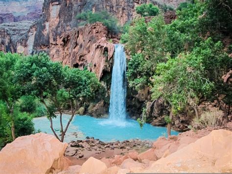 The Havasupai Falls Hike The Most Beautiful Hike In Arizona Veggie