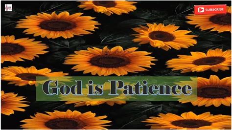 Daily Devotion Rejoiceandpraise God Is Patience Youtube