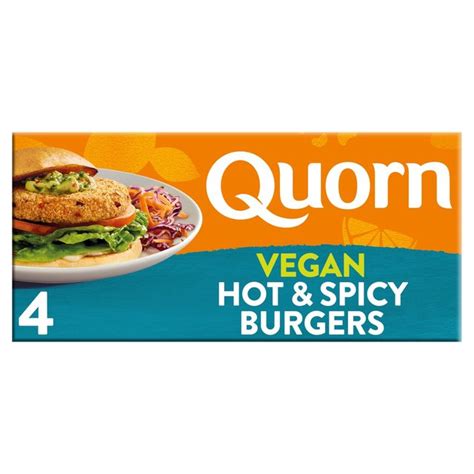 Quorn Vegan 4 Hot And Spicy Burger Ocado