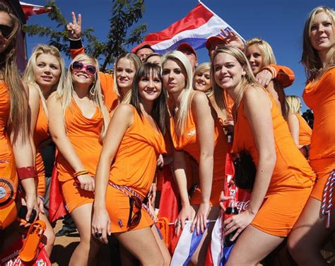 World Cup 2010 Holland V Denmark Dutch Fans Turn Soccer City Into A Sea Of Orange