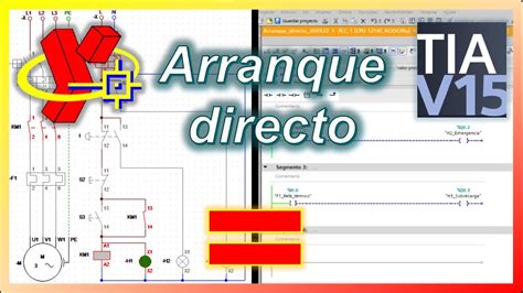 ☑️ Arranque Directo De Un Motor De Su Diagrama Eléctrico Cade Simu A