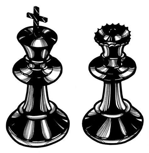 Chess Pieces Tattoo Designs