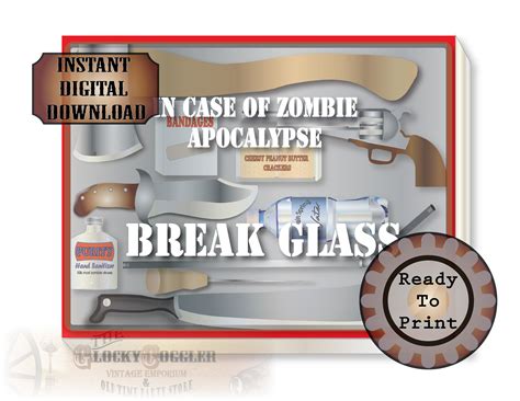 My experiences to build diy escape rooms. Escape Room Zombie Apocalypse Game Prop Printable Set ...