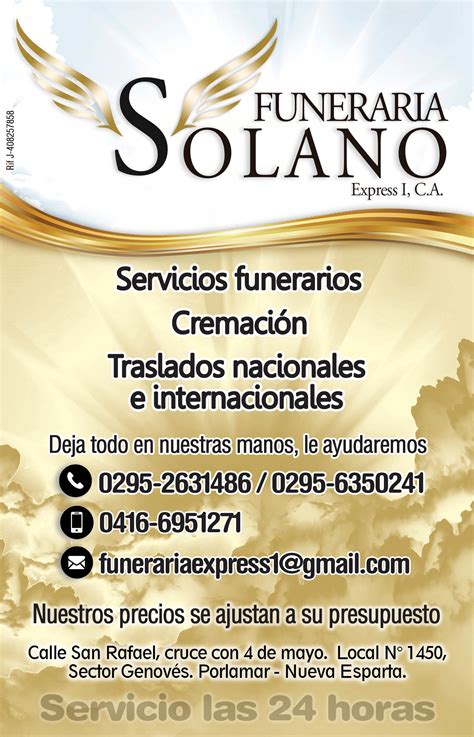 Funeraria Solano Express 1 Ca Connectamericas