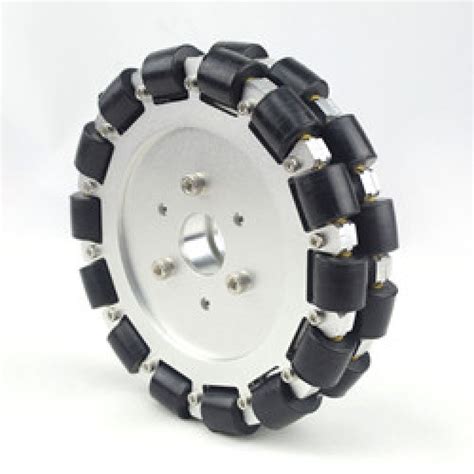 Mecanum Omni Directional Wheel 152mm Double Aluminium At Mg Super Labs