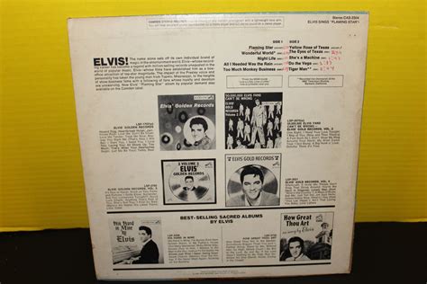 Elvis Sings Flaming Star Vinyl Record — The Pop Culture Antique Museum