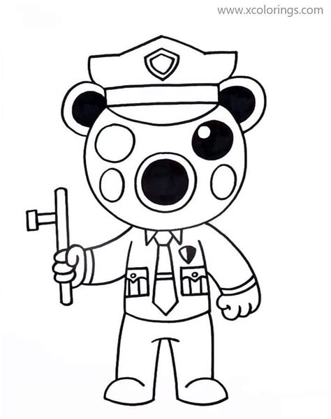 Piggy para colorear, pintar e imprimir. in 2020 | Coloring pages