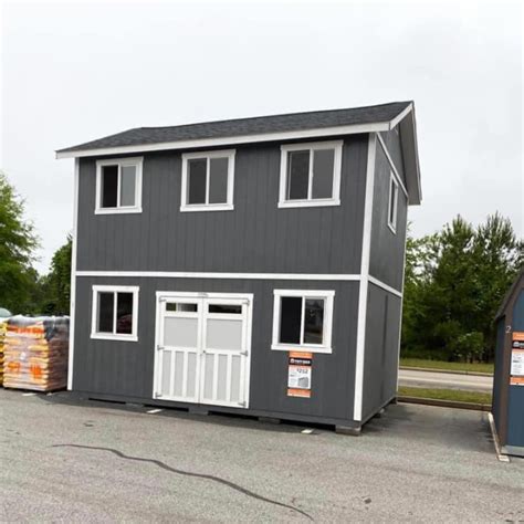 People Are Turning Home Depot Tuff Sheds Into Affordable Two Story Tiny Homes Shed To Tiny