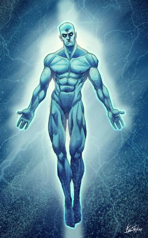 Dr Manhattan By Deadrustedtree Superhero Comic Comic Book Heroes Comic Pictures