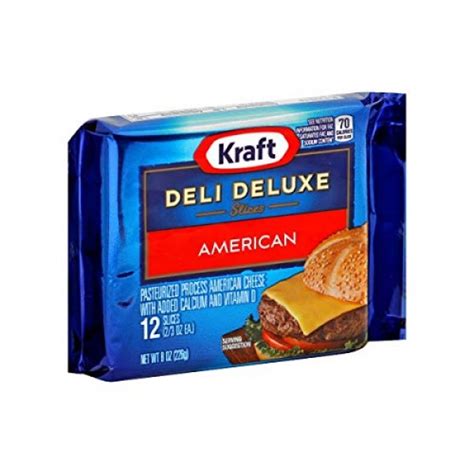 Kraft Deli Deluxe American Sliced Cheese Ounce Per