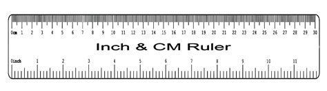 Ruler Printable Cm