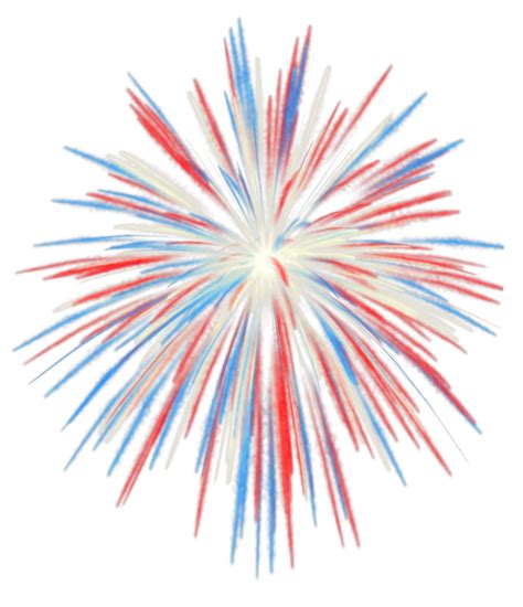 4th July Fireworks Transparent Image Clipart