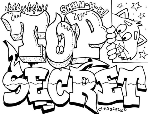 26 Swag Graffiti Coloring Pages Nicholausdylin