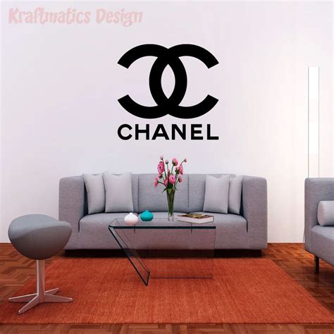 Chanel Logo Wall Decal Vinyl Sticker Krafmatics