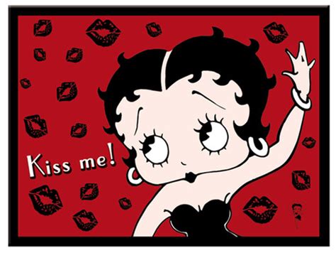 Nostalgic Art 14237 Betty Boop Kiss Me 6x8 Cm Magnet Dandr