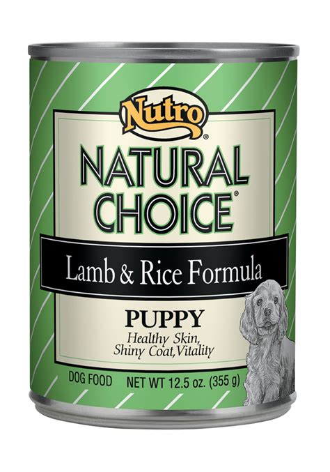 As we discussed earlier, nature's logic foods are made by other. Nutro Natural Choice Puppy Lamb and Rice Formula Canned ...