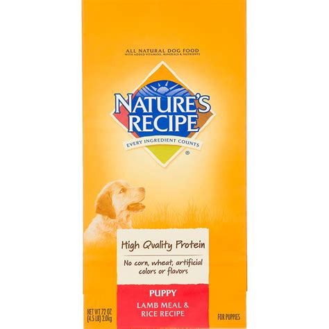 Natures Recipe Puppy Lamb Meal And Rice Formula Petco