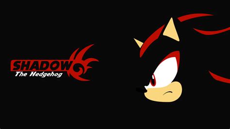 Minimalistic Shadow The Hedgehog By Vyndo On Deviantart