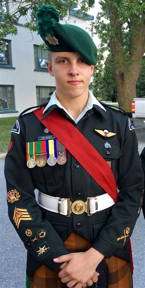 Ontario Cadet Named Canadas Most Outstanding Army Cadet Army Cadet