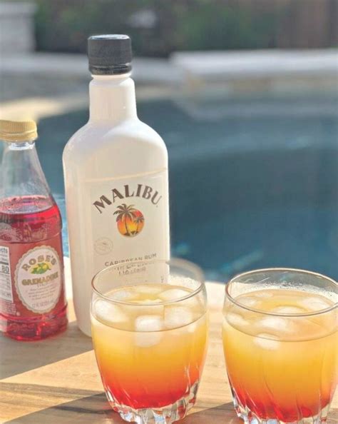 The 25+ best malibu sunset ideas on malibu sunset drink recipe, rum sunset recipe. Malibu Sunset Cocktails / #cocktails #Malibu #Sunset | Alcohol drink recipes, Malibu cocktails ...