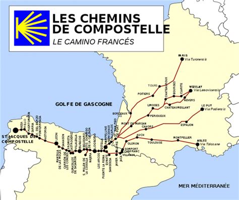 Chemin De Compostelle Itinéraires Et étapes Du Pèlerinage Chemin De Compostelle Saint