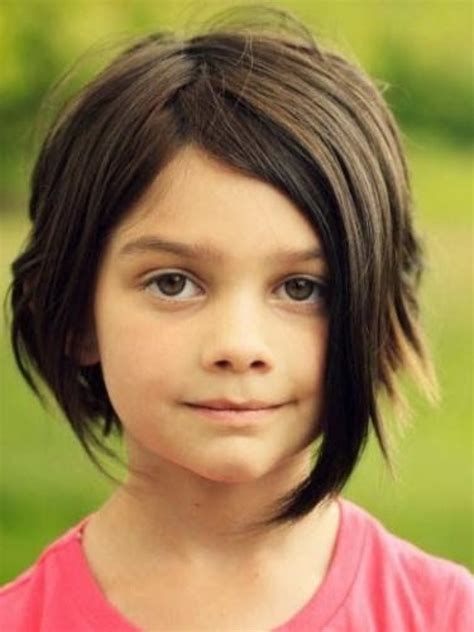 The slightly inverted shape and combover bangs have a subtle sexy appeal. 25 Cute and Adorable Little Girl Haircuts - Haircuts ...