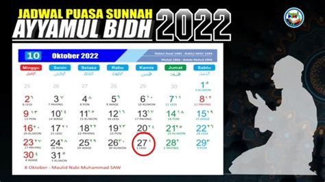 Kalender Hijriyah Bulan Desember 2022 Lengkap Dengan Jadwal Ayyamul