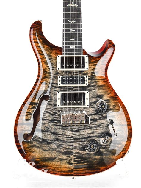 Prs Special 22 Semi Hollow Burnt Maple Leaf Limited Edition Guitar For
