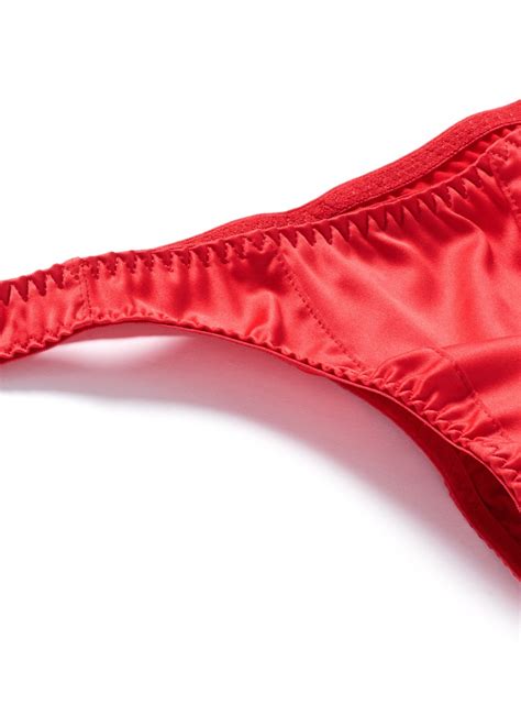 Lyst Lagent By Agent Provocateur Danita Satin Thong In Red