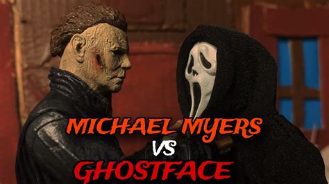 Michael Myers Vs Ghostface Horror Stop Motion Youtube