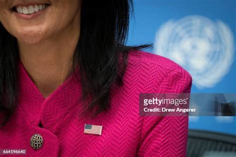 ambassador to the un nikki haley holds news conference at the united nations photos and premium