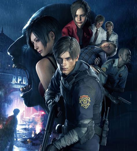 Characters Promo Art Resident Evil 2 2019 Art Gallery