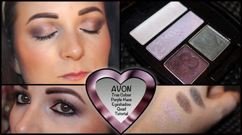 Btw hows the climate in chennai now ? Avon Purple Eye shadow Tutorial with Avon True Colour Eyeshadow Quad - YouTube