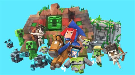 Minecraft Legends Mobs All Heroes Hosts And Piglins Pcgamesn